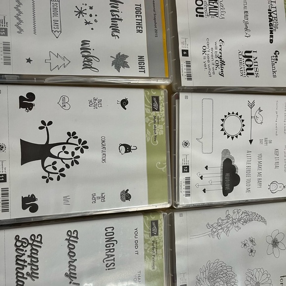 Stampin' Up! Decorative Stamp Set - Black and White retired 
You choose stamp - Picture 14 of 15